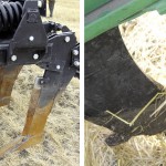Soil tilling shanks.