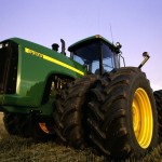 big green tractor