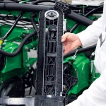 The innovative brush belt used on the ExactEmerge row unit carries seeds down to the trench rather than dropping them down a seed delivery tube.