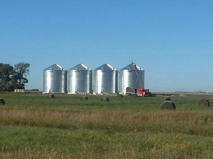 See the Canadian Grain Commission’s website for safe storage guidelines by crop (at bottom).