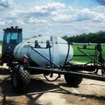 Spraying is not the most fun for me. It means pulling something that’s 90-feet from end to end, the widest implement on the farm, at over six miles per hour.