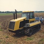 The first belted ag tractor to hit the market was Caterpillar's Challenger 65.