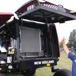 New Holland farm implement engine bay