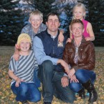 Richard and Nicole Brousseau with Ethan, Cassie and Emery