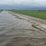flooded farmland
