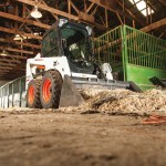 skid steer Bobcat at work