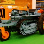 The unique Lamborghini 1C crawler could have wheels attached to move it down public roads.