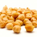 A handful of chick-peas