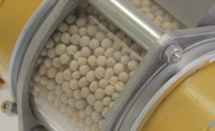 lab testing chickpeas