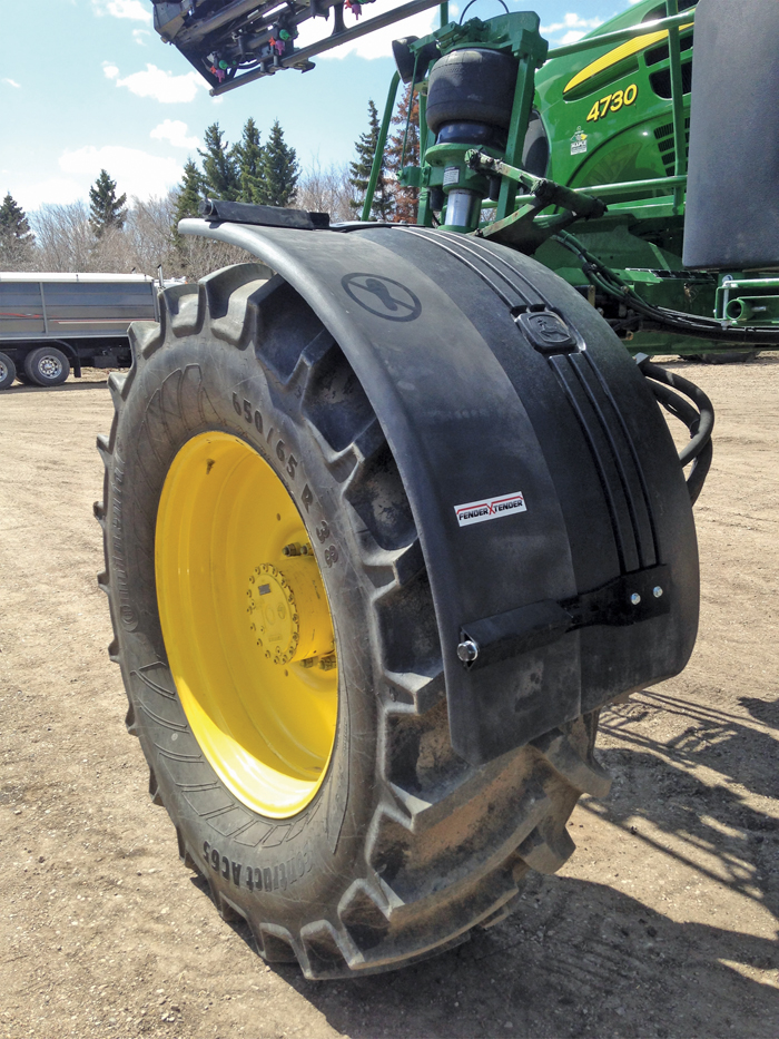 tractor wheel with FenderXTender