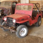 When it was pushed into the garage for a makeover, Project CJ3A couldn’t move under its own power.