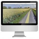 canola crop on a computer screen