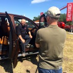 Scott Garvey interviewing Eric Descarries, an automotive journalist, about the Toyota Tundra.