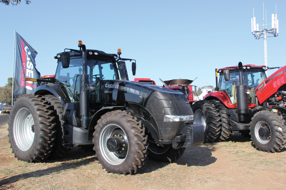 Built as a one-off for the show, this black 380 CVT Case IH Magnum model was meant to attract attention.