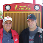 Together, Darren Rigaux (right) and his father Eddy (left) from Swan River, Manitoba, decided to find and restore this classic Versatile.