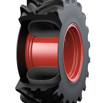 The Mitas AirCell allows for quick changes to tire inflation pressure and mounts on standard ag tire rims without special tools.