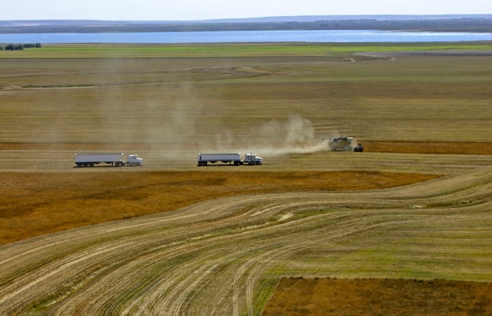 Harvest Aerial View