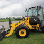 The two compact C Series wheel loaders from NH are designed to offer a little more reach and lift and replace skid steers where close confinement or low doorways isn’t a problem.