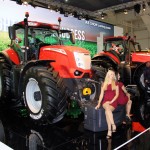 There are always a few attractive models included in displays at this show.