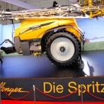 AGCO's Challenger brand decided to hang its newest pull-type sprayer on the wall.
