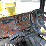 The dashboard was fabricated out of 14-gauge steel.