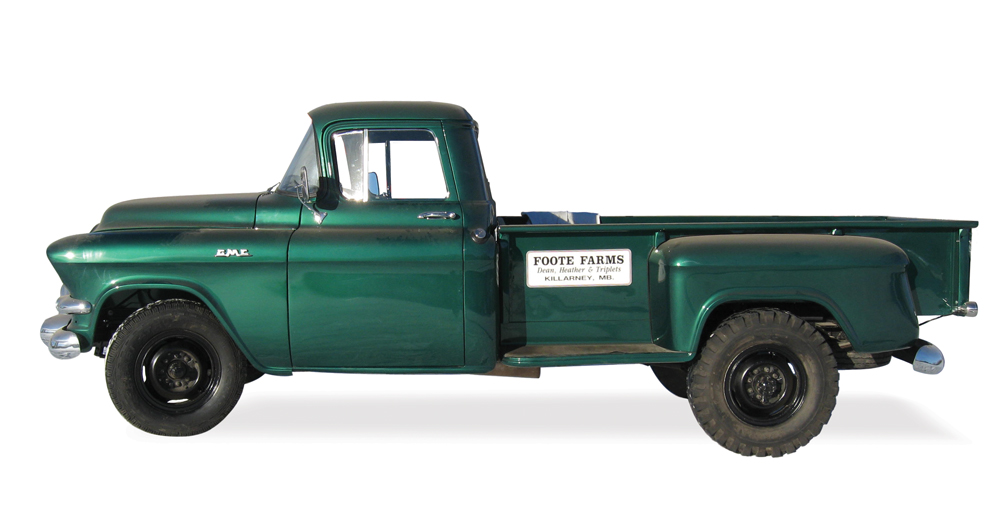 Here’s the result of Dean’s efforts. The Chevy has new paint and a new lease on life.