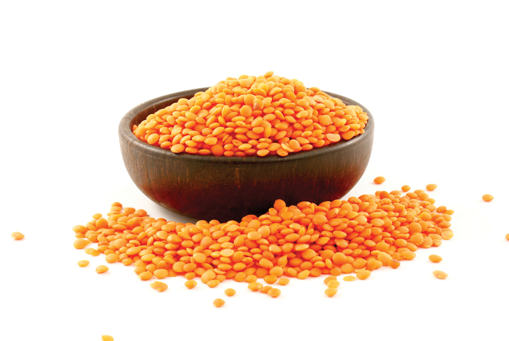 Lentil consumption is increasing at a rate five times higher than human population growth.