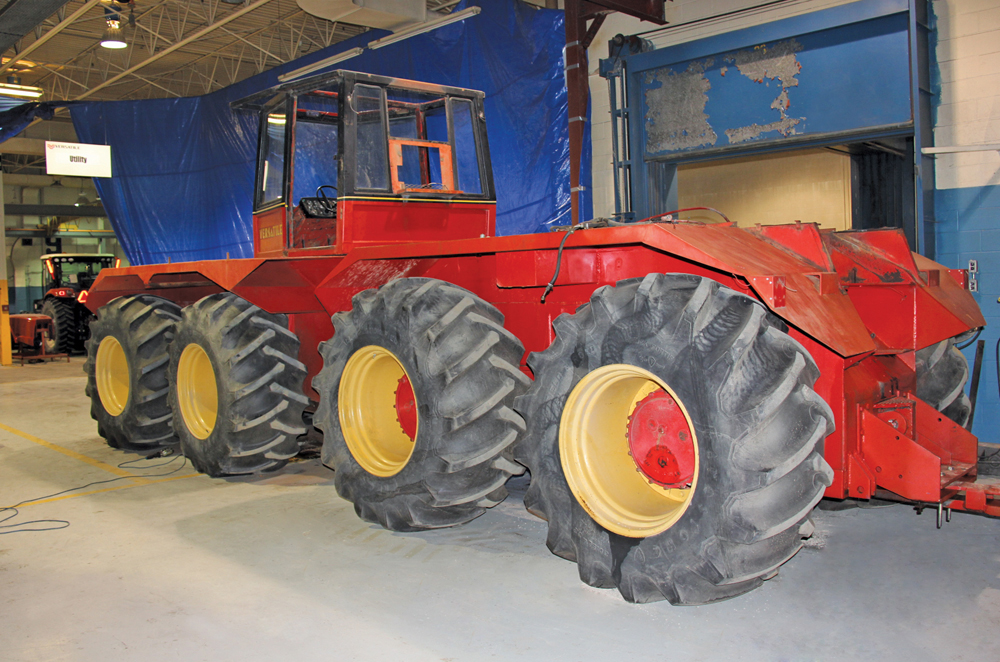 By mid-January only the cab is left to remove before the inside of the chassis can be cleaned and repainted, which will allow the refurbished driveline components — some of which required special fabrication — to be reinstalled. 