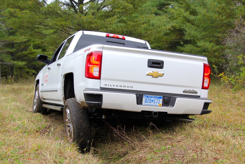 The trucks were required to navigate test courses both on and off road.