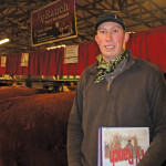 Hal Nixdorff of YV Ranch near Airdrie is among a long line of Nixdorff families producing purebred cattle. YV Ranch had eight horned bulls including seven two-year-old bulls and a bull calf up for offers at the Calgary Bull Sale. The ranch has been attending the sale for 30 years.