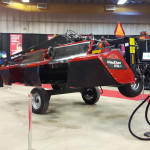 MacDon displayed one of its new R1 Series machines at Manitoba Ag Days in Brandon in January.