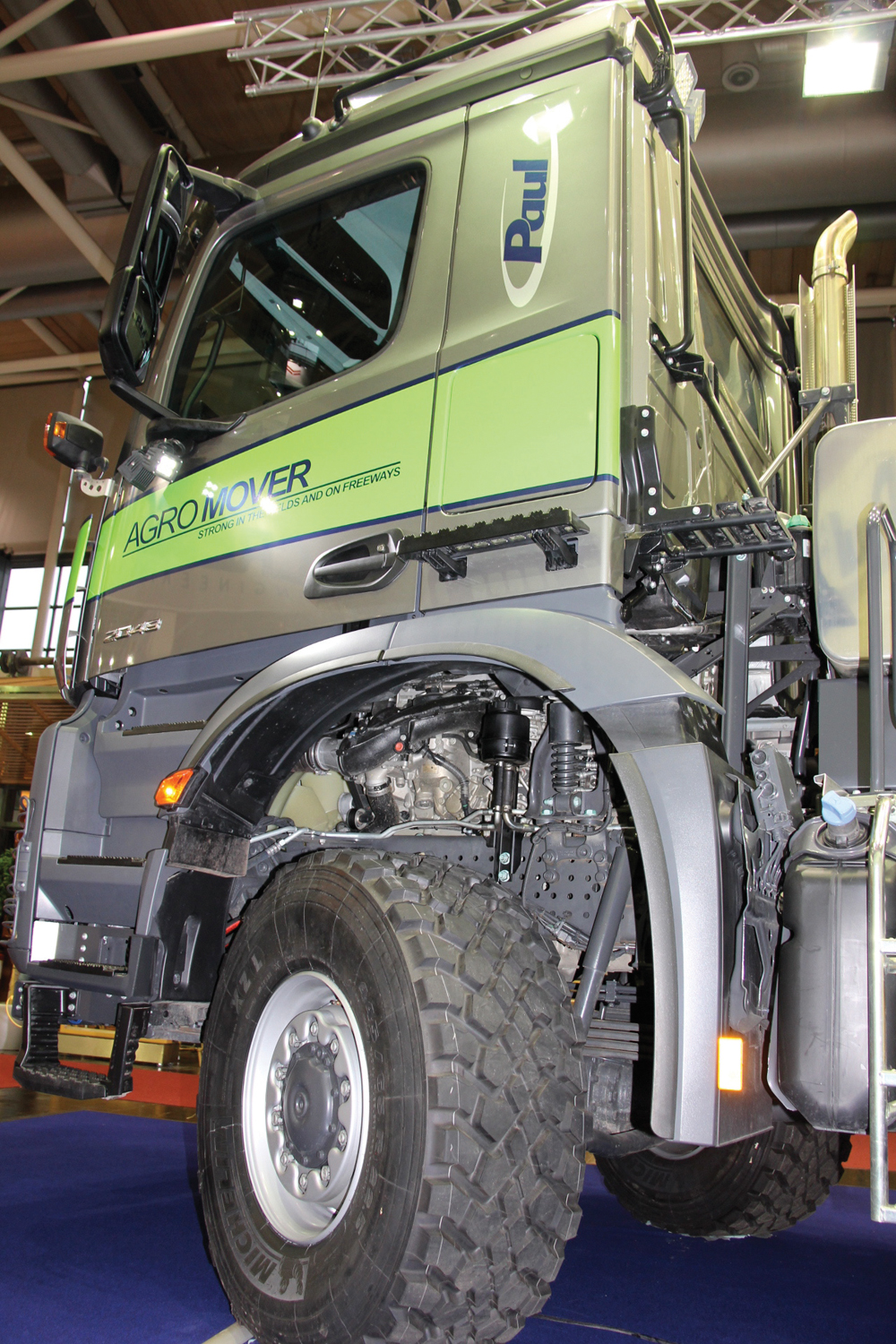 Paul will kit out these machines with any of a variety of special-duty tires.