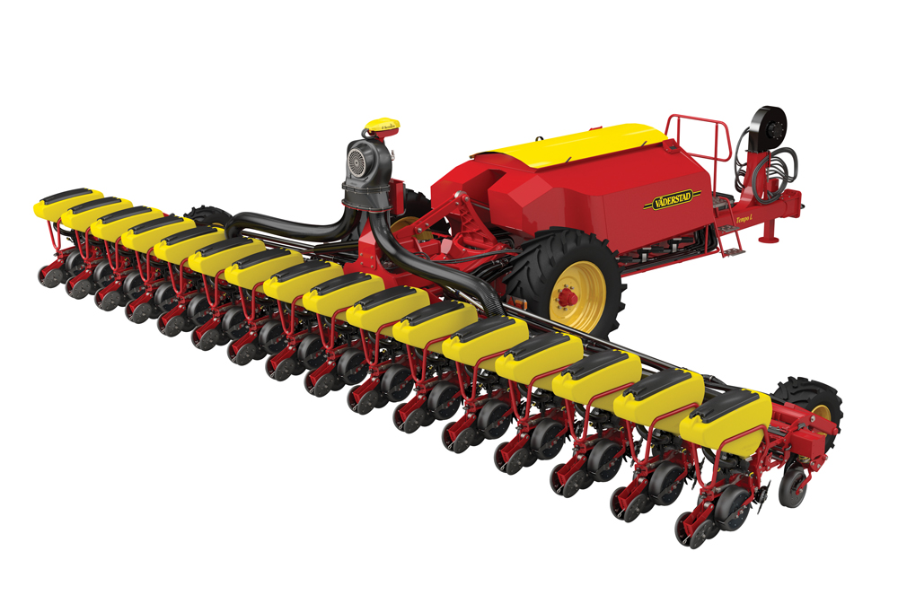 Vaderstad’s new Tempo L planter is available in a 12- or 16-row version with a 40-foot working width.