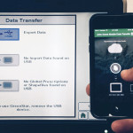 Mobile Data Transfer is USB-to-WiFi device that plugs into a machine display and transfers data using a smart phone.
