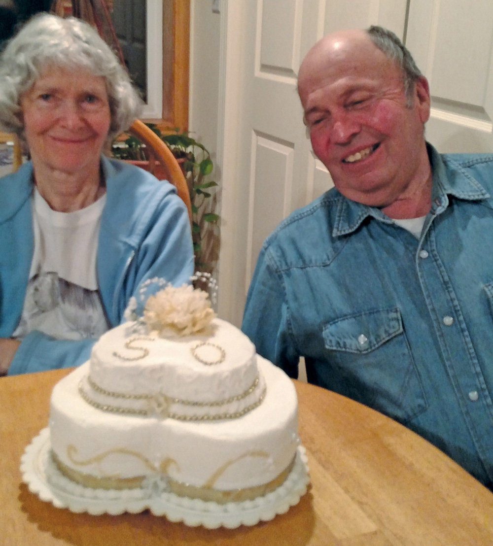 Columnist Heather Thomas and her husband Lynn of Salmon, Idaho were joined by their family in March to celebrate their 50th wedding anniversary.