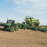 John Deere adds a 76-foot model to its 1870 air drill lineup and a new 850 bushel cart.