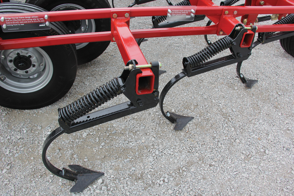 Shank thickness and spring tension has been increased to allow for faster field speeds.