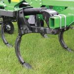 An updated version of  John Deere’s TruSet control allows  for individual row adjustments on the 2730.