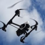 Quadcopters can take high-resoloution photos from a few feet above the crop, capturing the striations on the plant leaves. They can also fly as high as 400 feet, snapping general pictures to correlate with the NDVI.