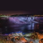 Niagara Falls at night