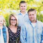 Alberta Outstanding Young Farmer nominees, Shane and Kristen Schooten and their children Gracen, five and Berkley, three.