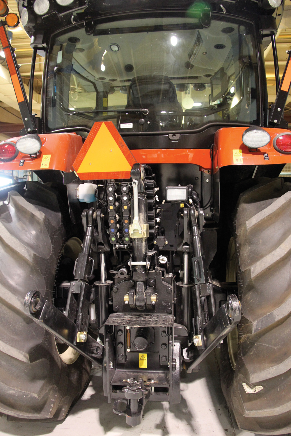 Six rear hydraulic remotes are standard with the Hi-Flow pump option.