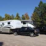 The one-ton trucks pulled 15,000 pound trailers as part of the testing routine.