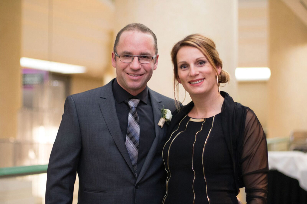 Dominic Drapeau and Célia Neault of Ste-Françoise-de-Lotbinière, Que., are Outstanding Young Farmers.