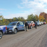 The test course included gravel, pavement and highway portions.