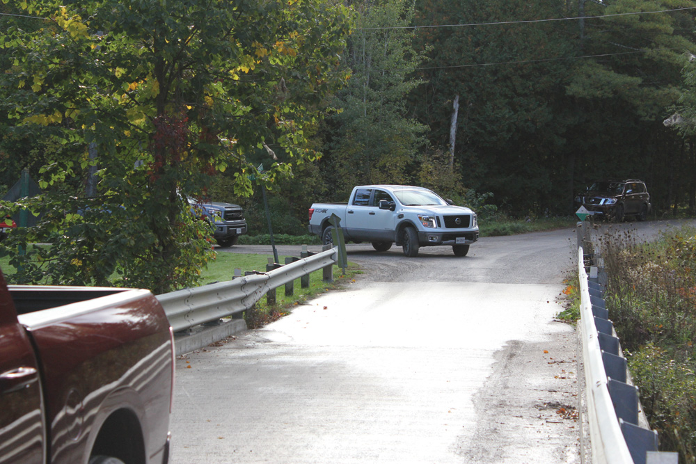 All trucks were driven along the same predetermined route so judges could more accurately compare them.