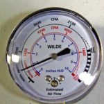 Wilde Ag Ventures has introduced a pressure gauge with a special face calibrated to easily provide air flow readings for aeration bins.