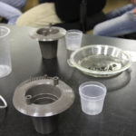 Farmers can buy or make their own beneficial insect trap, to get an idea of how many beneficial beetles are crawling in their fields. Pictured are the components of both a professional and home-made trap.