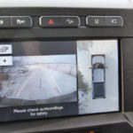 The eight-inch LCD screen can display views from up to seven cameras, 
providing cross-traffic and trailer jackknife alerts.