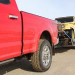 Supporting a trailer tongue weight of 310 kilograms at the hitch, the rear suspension height had virtually no noticeable change.
